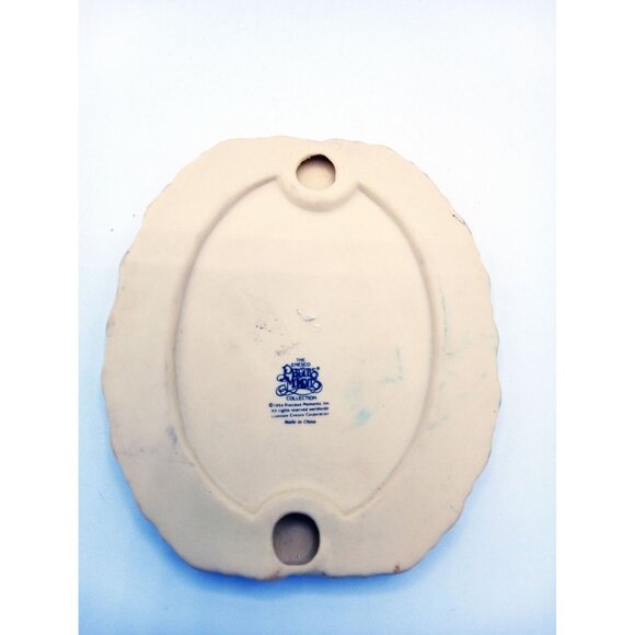 Vintage Precious Moments Ceramic Wall Plaque Hand In Hand Together We Walk God - Picture 9 of 12